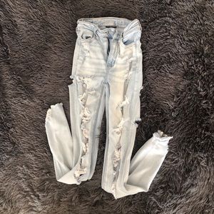 American eagle ripped jeans